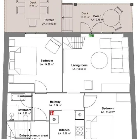Spacious With Terrace & Parking Bergen