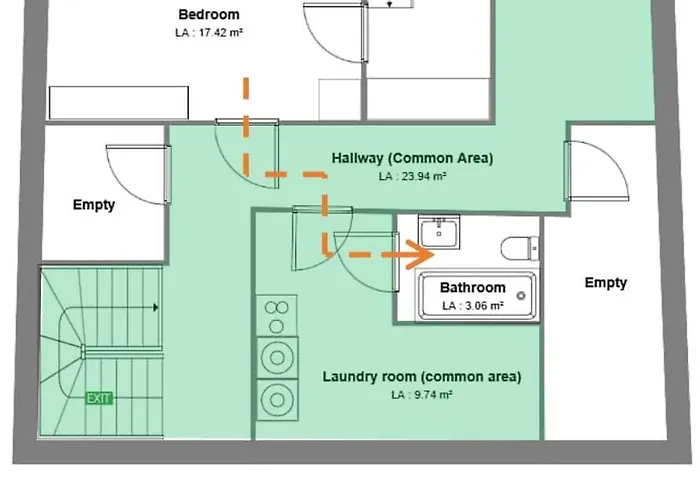 Spacious With Terrace & Parking * 卑爾根
